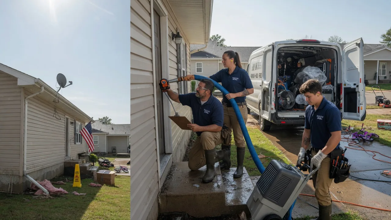 Ceiling Water Damage Restoration in Waterford, PA near me